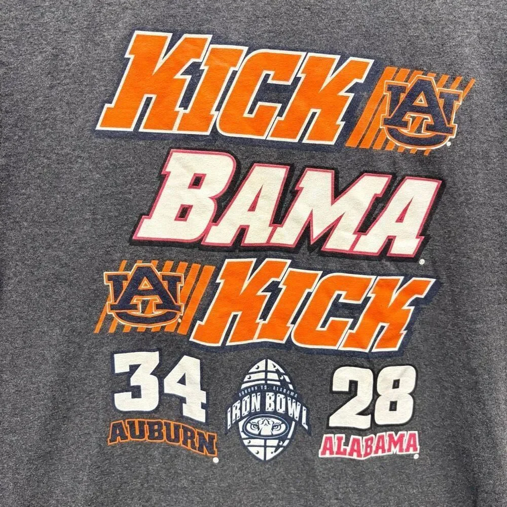Iron Bowl 2013 Kick Bama Kick Six Auburn University Football T-shirt War Eagle